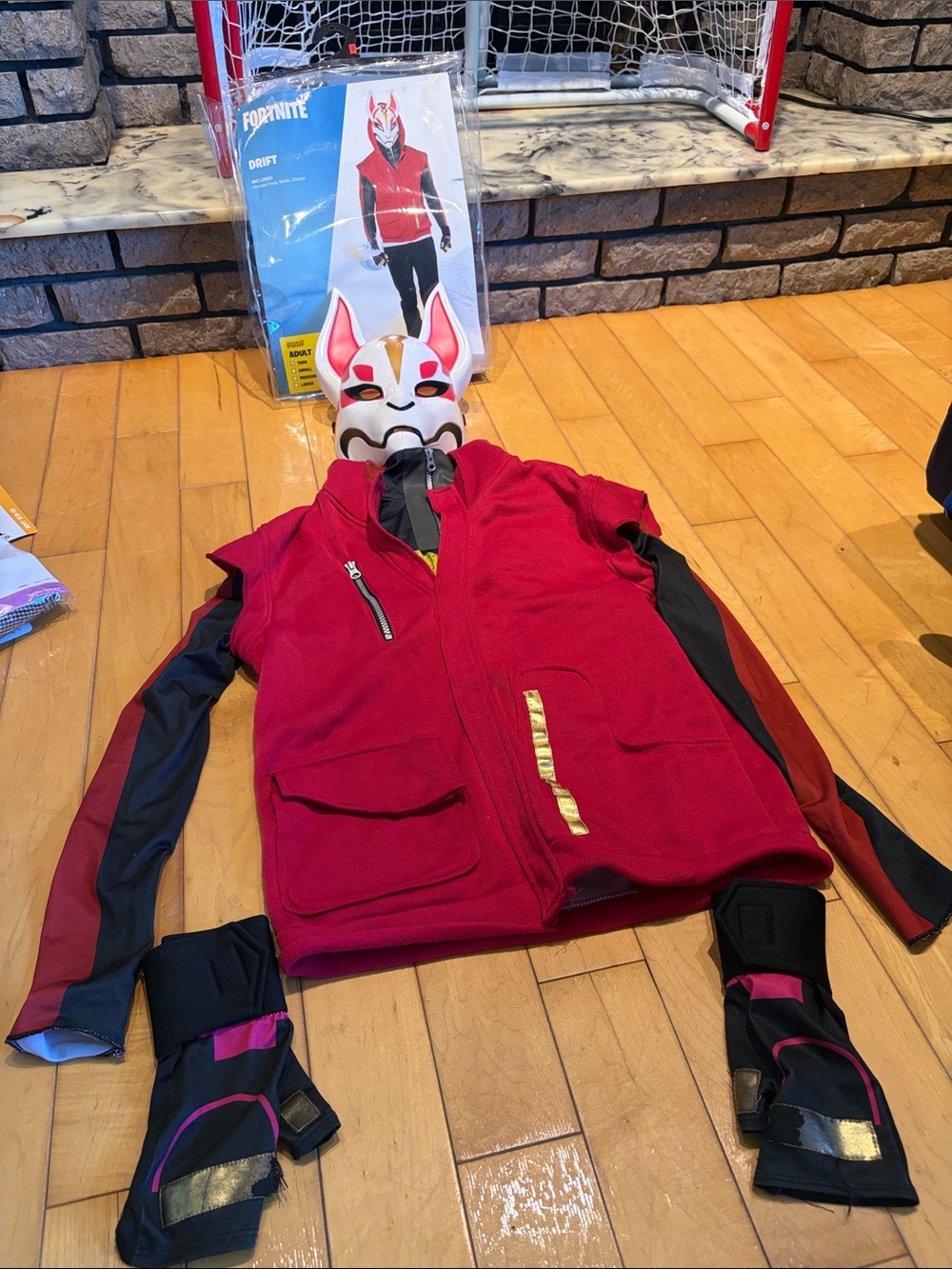 Teen Fortnite Drift Halloween costume.